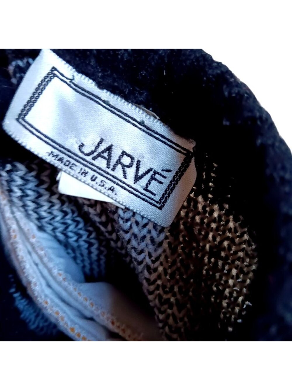 True Vintage Sweater Medium 1990s Geometric Jarve Hip Hop Pullover Padded Mom